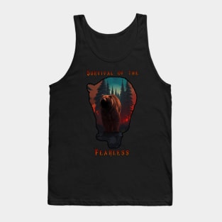 Survival of the fearless Tank Top